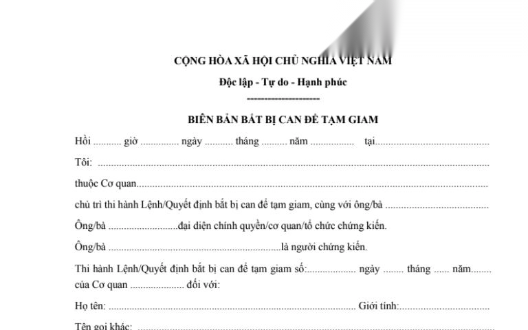 bien ban bat bi can de tam giam image 01