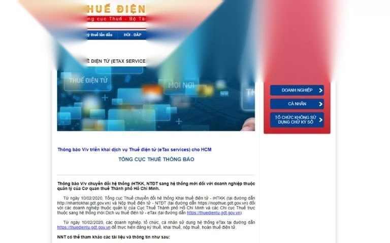 Cách nộp quyết toán thuế TNDN qua mạng