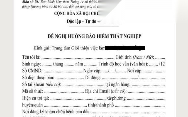 don de nghi huong bao hiem that nghiep image 01 1