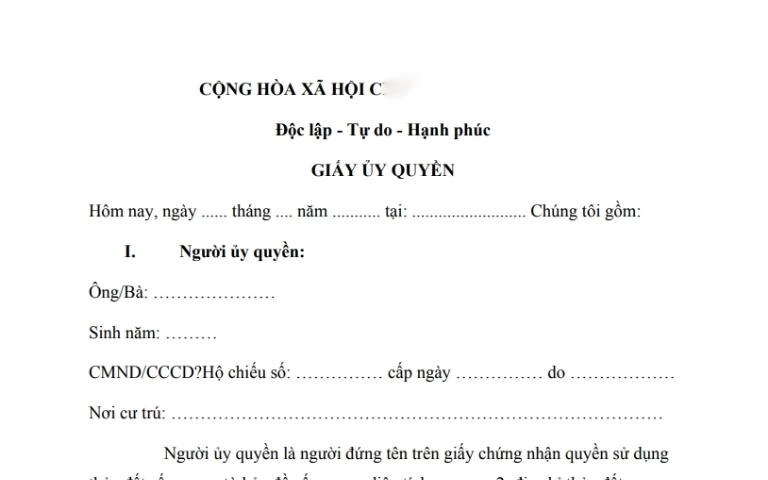 mau giay uy quyen xin phep xay dung nha o image 01