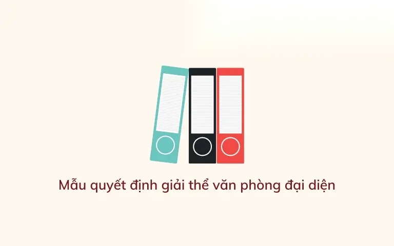 mau quyet dinh giai the van phong dai dien image 01