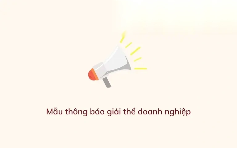 mau thong bao giai the doanh nghiep image 01