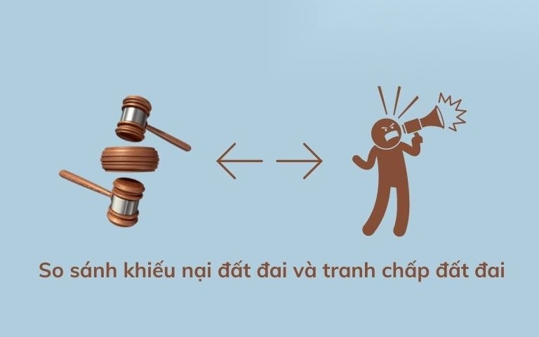 so sanh khieu nai dat dai va tranh chap dat dai image 01