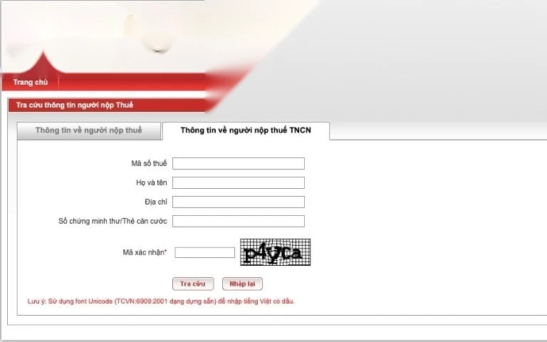 tra cuu thong tin nop thue thu nhap ca nhan image 01