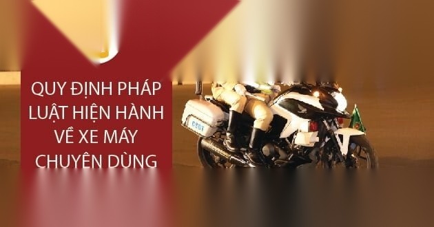 Quy định của pháp luật hiện hành về xe máy chuyên dùng